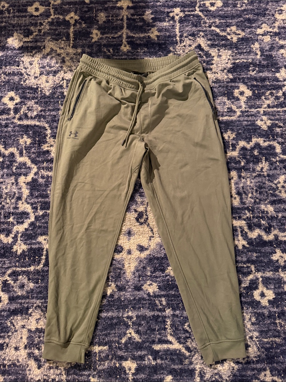 Under Armour Green Athletic Joggers with Drawstring